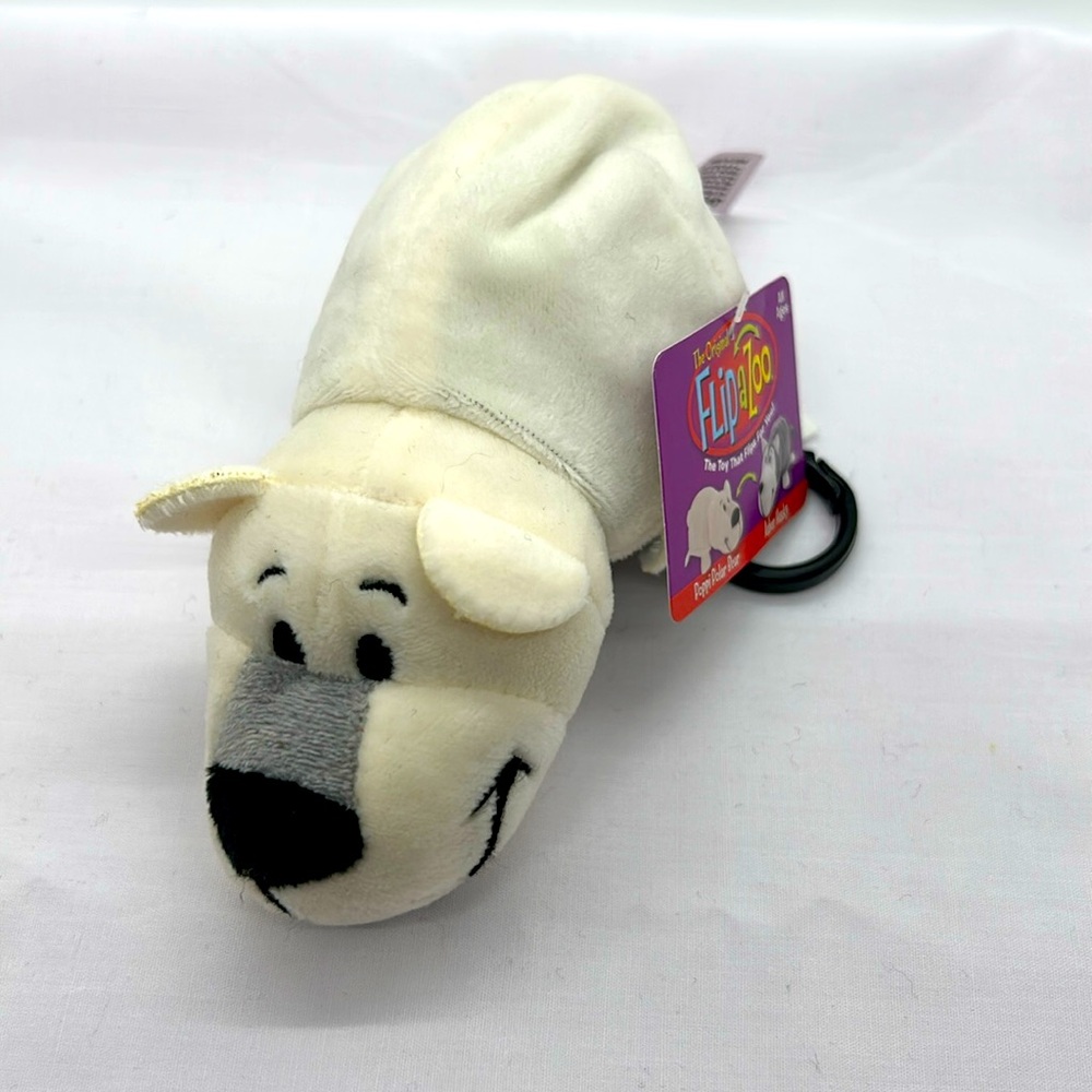 Flipazooo Plush Gray husky and polar bear dangler